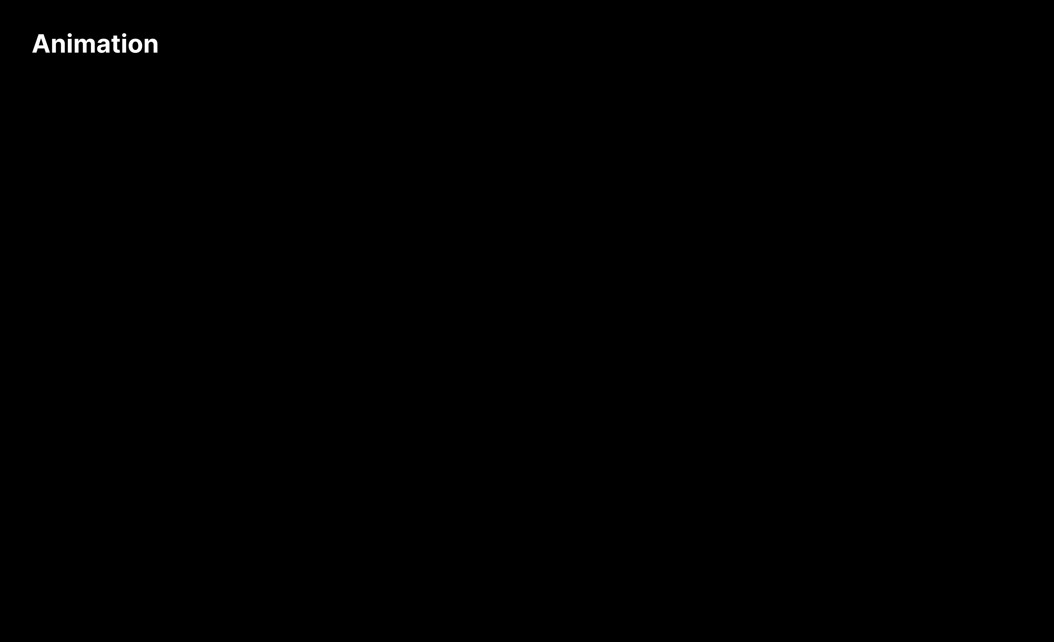 Animation section